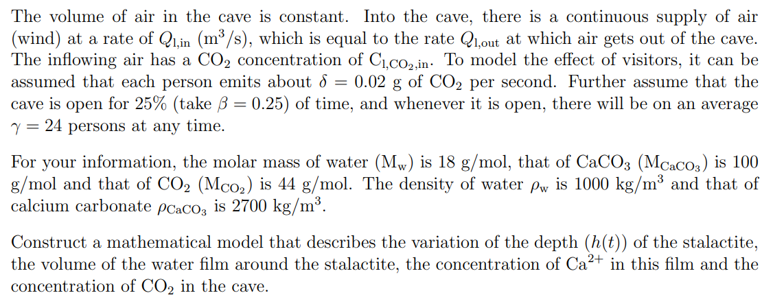 The CaCO3 formed in the reaction is deposited on the | Chegg.com