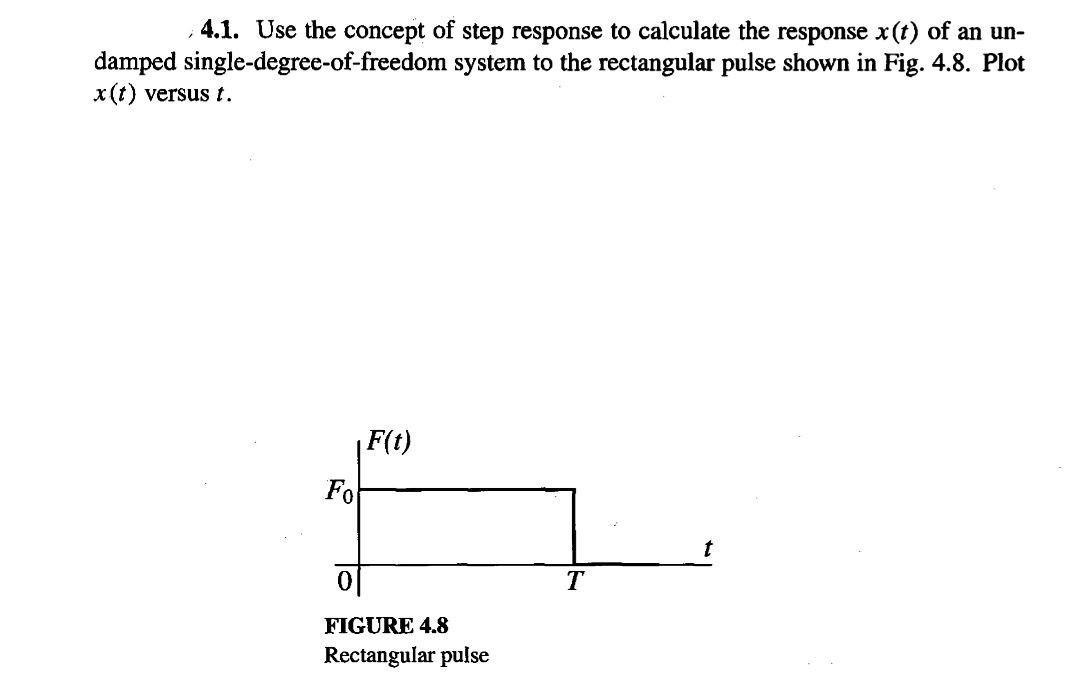 Solved 4.1. Use the concept of step response to calculate | Chegg.com