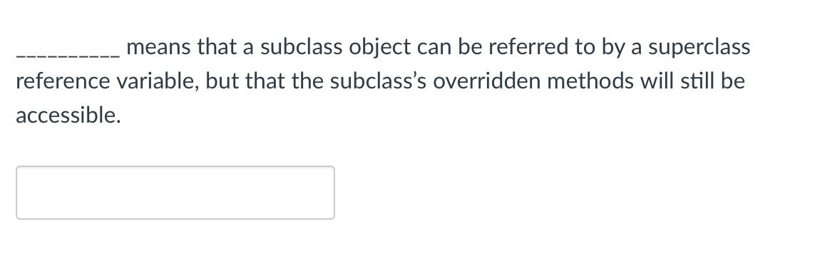 Solved The keyword allows a subclass to access its | Chegg.com