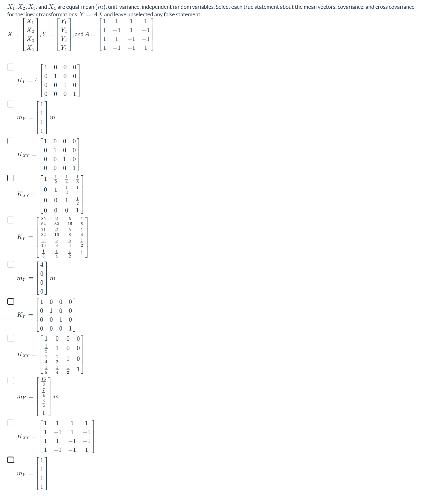Solved For x1,x2,x3, and x4 are equalmean (m),