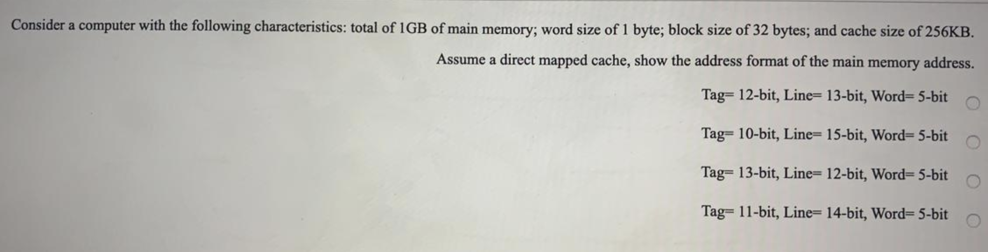 Solved Consider a computer with the following | Chegg.com