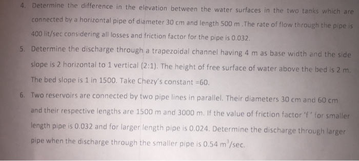 Solved Determine the difference in the elevation between the | Chegg.com
