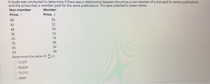 Solved A study was conducted to determine if there was a | Chegg.com