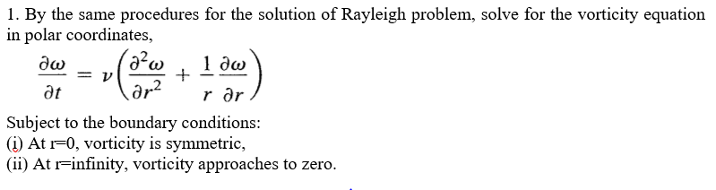 Solved 1. By the same procedures for the solution of | Chegg.com