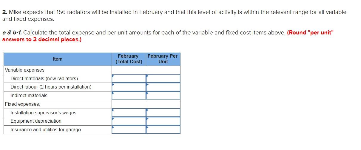 Solved Exercise 2-5 Fixed And Variable Costs [LO5] Mike's | Chegg.com