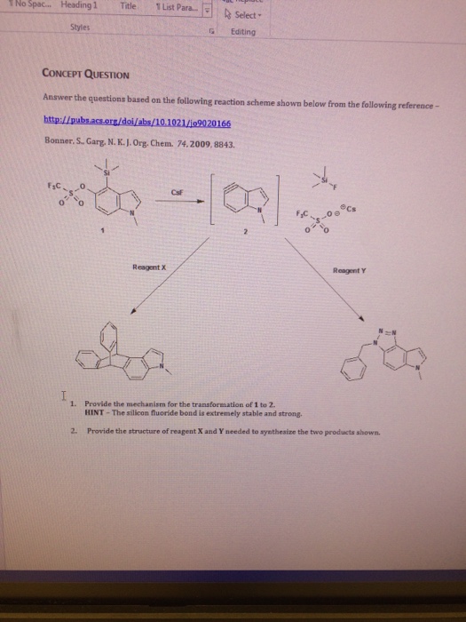 Solved Answer the questions based on the following reaction | Chegg.com