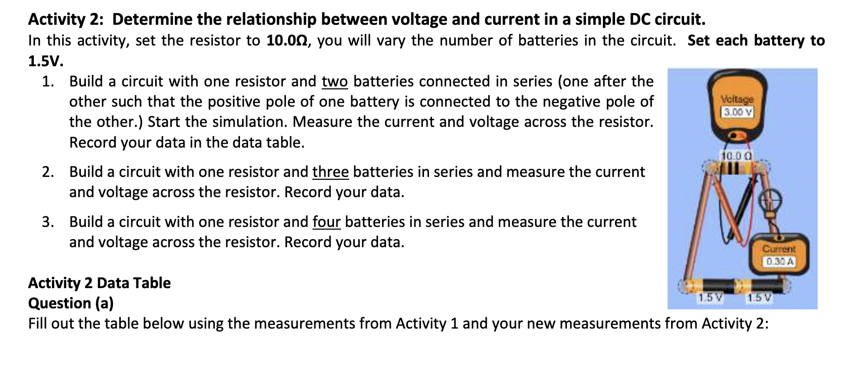 Solved Activity 2: Determine the relationship between | Chegg.com