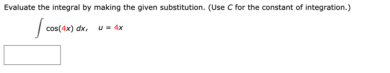 Solved Tutorial Exercise Evaluate the integral by making the | Chegg.com