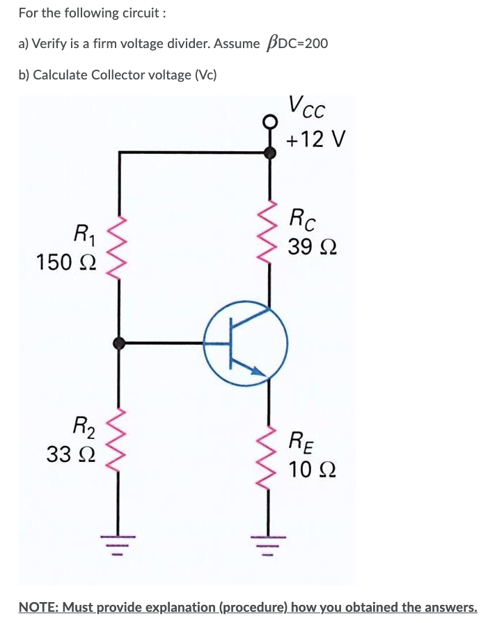 Solved For The Following Circuit : A) Verify Is A Firm 