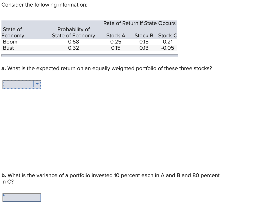 Solved Consider The Following Information: A. What Is The | Chegg.com