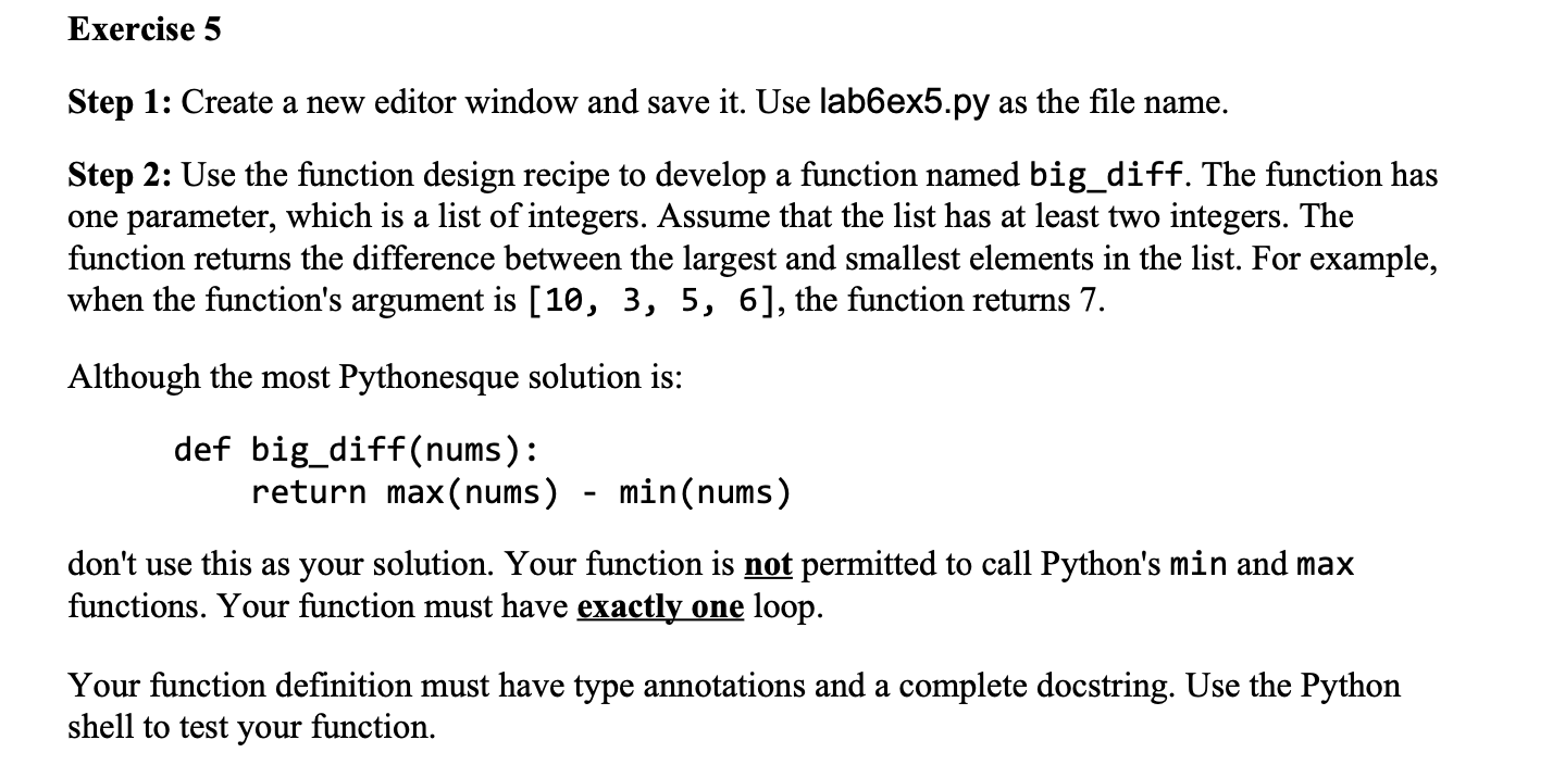 Solved Exercise 5 Step 1: Create a new editor window and | Chegg.com