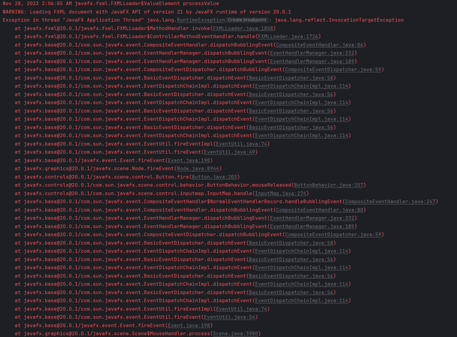 Solved Using Scenebuilder JFX and IntelliJ I am trying to | Chegg.com