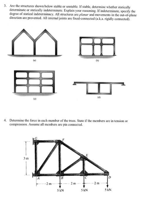 Solved Are the structures shown below stable or unstable. If