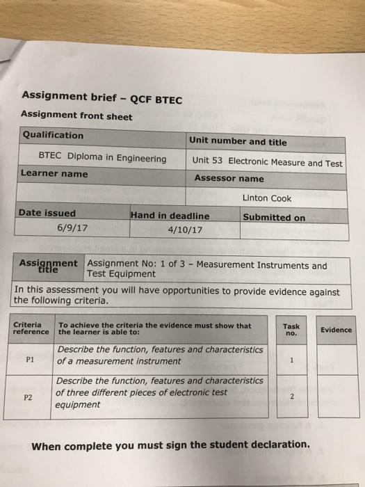 assignment checking service btec