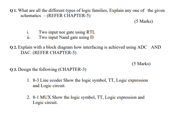 Solved Q1. What are all the different types of logic | Chegg.com