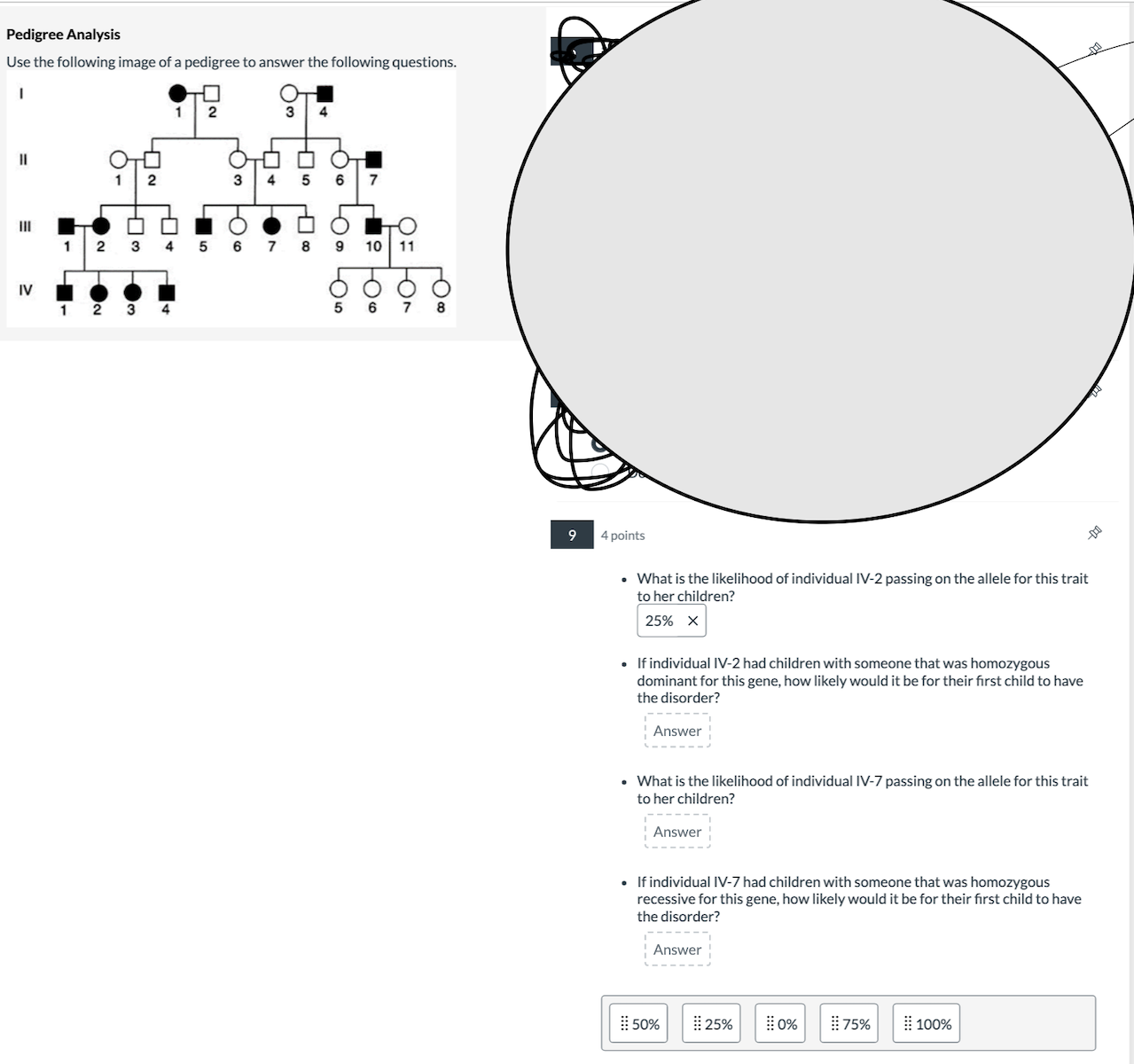 Solved Pedigree Analysis Use the following image of a | Chegg.com