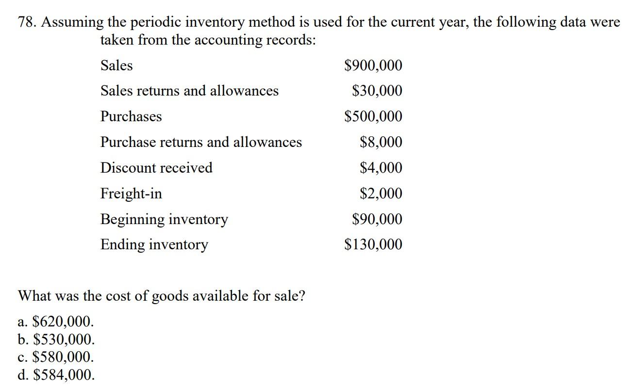 solved-78-assuming-the-periodic-inventory-method-is-used-chegg