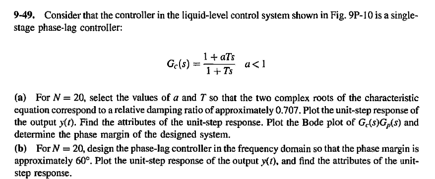 Solved 9-49. Consider that the controller in the | Chegg.com