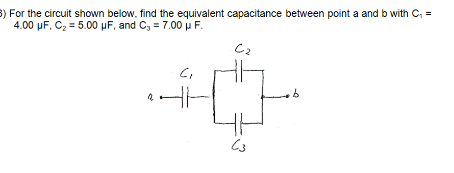 Solved ) For the circuit shown below, find the equivalent | Chegg.com
