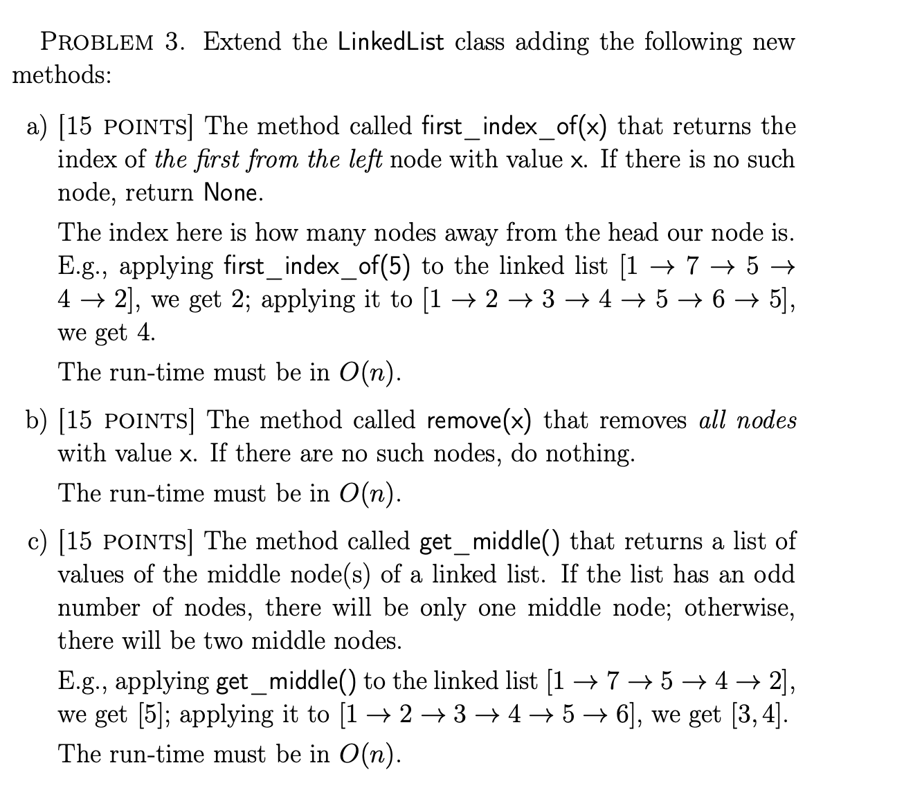 solved-problem-3-extend-the-linkedlist-class-adding-the-chegg