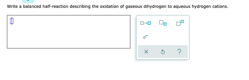 Solved Write A Balanced Half Reaction Describing The 6292