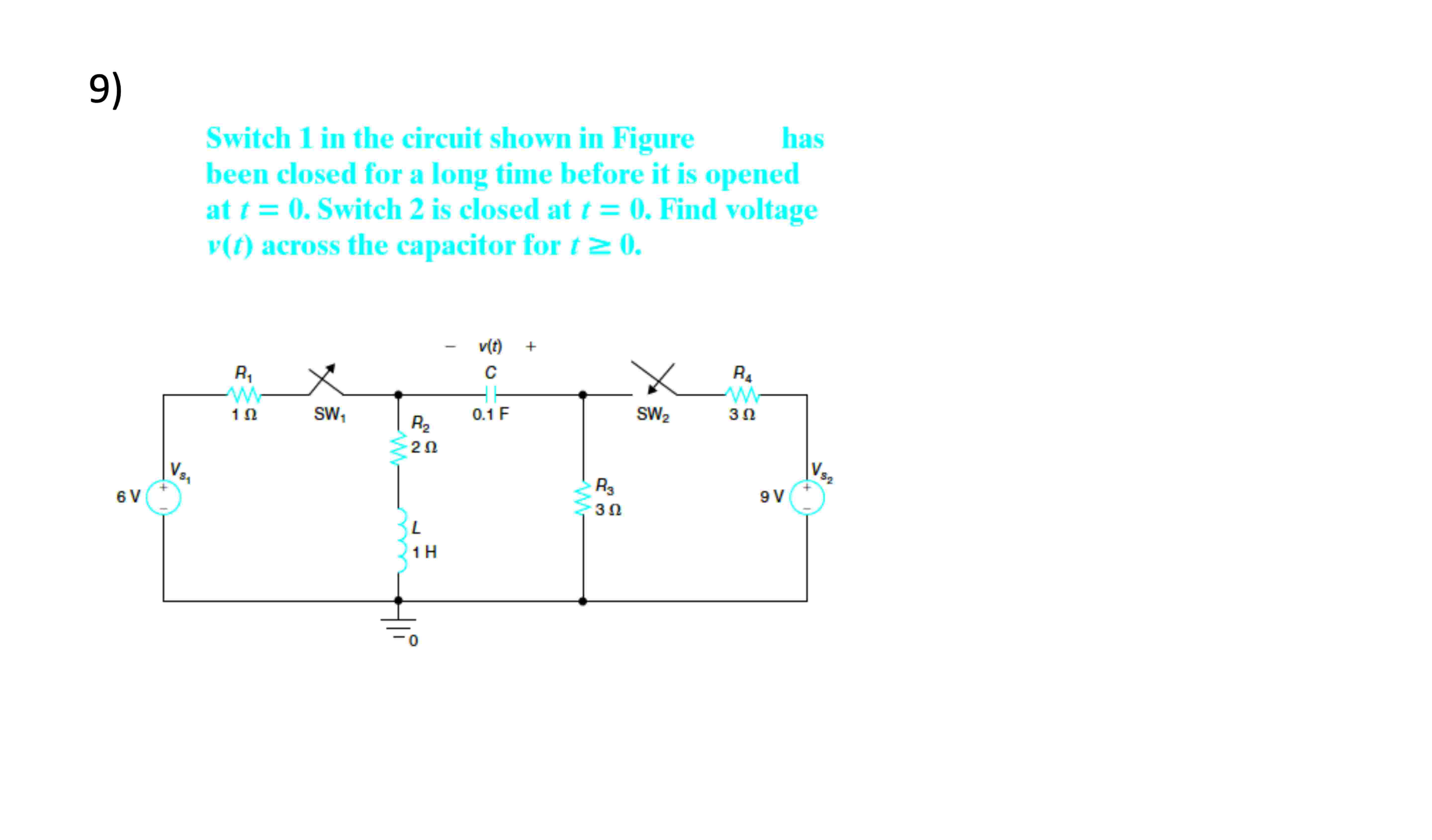 Solved Switch In The Circuit Shown In Figure Has Been Chegg Com