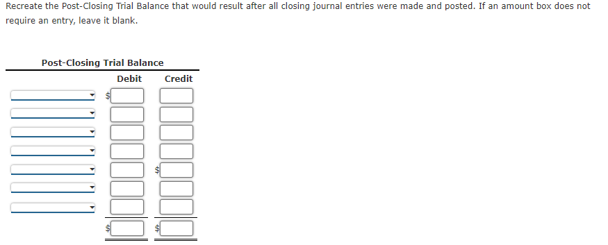 Solved Assuming The Following Adjusted Trial Balance: | Chegg.com