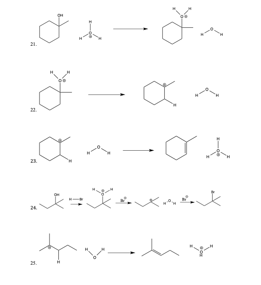 Solved Complete the mechanistic diagrams by; Identifying | Chegg.com