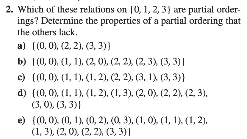 Solved Discrete Math Problem | Chegg.com