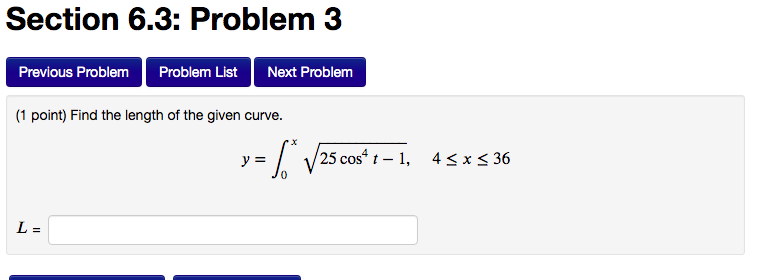 Solved Section 6.2: Problem 4 Previous Problem Problem List | Chegg.com