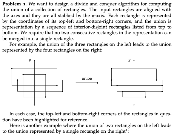 Solved Problem 1. We want to design a divide and conquer | Chegg.com