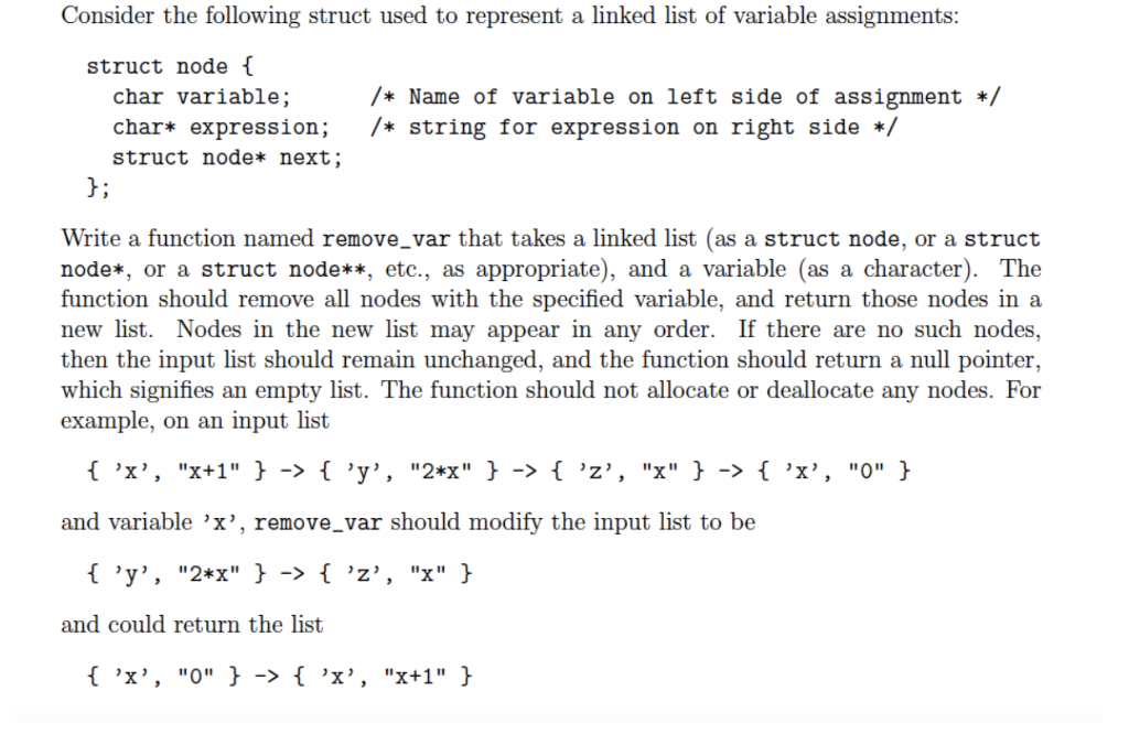 struct variable assignment