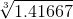 \sqrt[3]{1.41667}