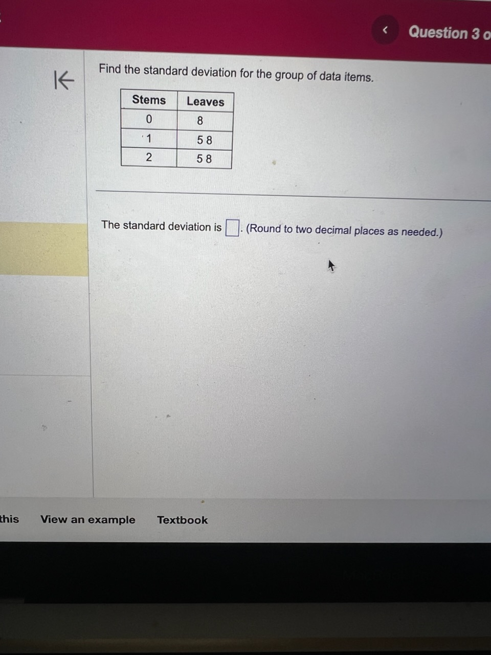 Solved Question 30 Find the standard deviation for the group | Chegg.com