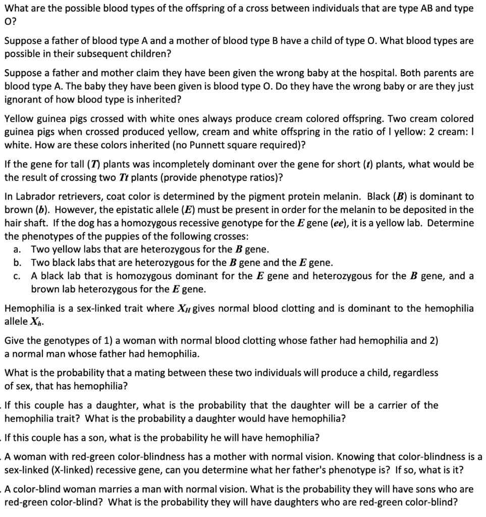 Blood Type Chart For Offspring Square Blood Type Cha