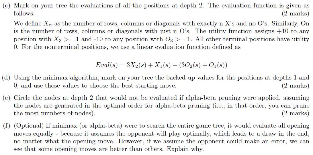 In Determinant Tic-Tac-Toe, Player 1 and 0 take turns placing 1s and 0s  respectively in a 3x3 matrix. Player 0 wins if the determinant is 0, else  pl. 1 wins. If a