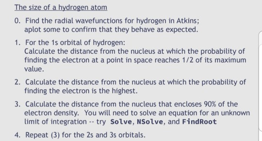 Solved The size of a hydrogen atom 0. Find the radial | Chegg.com