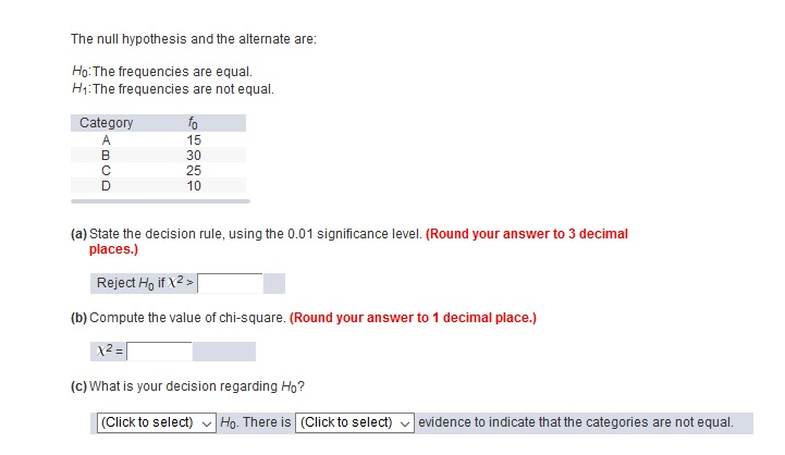 Solved The Null Hypothesis And The Alternate Are Ho The