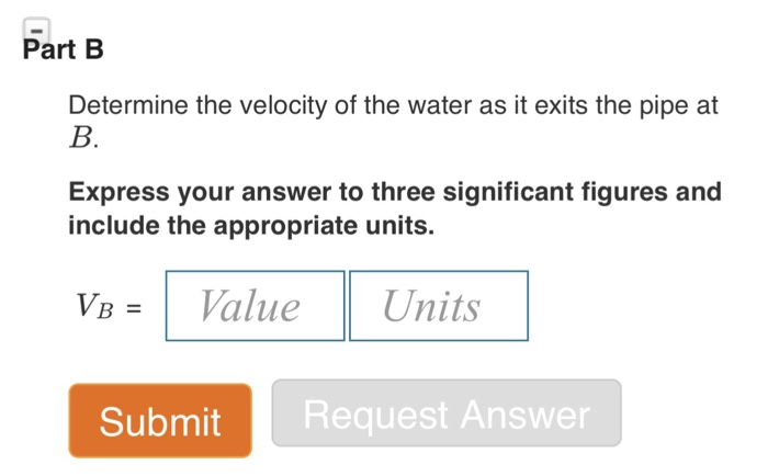 Solved Water flows through the pipe at A at 7 m/s . Suppose | Chegg.com