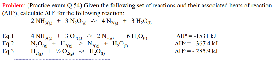 Solved Problem: (Practice exam Q.54) Given the following set | Chegg.com