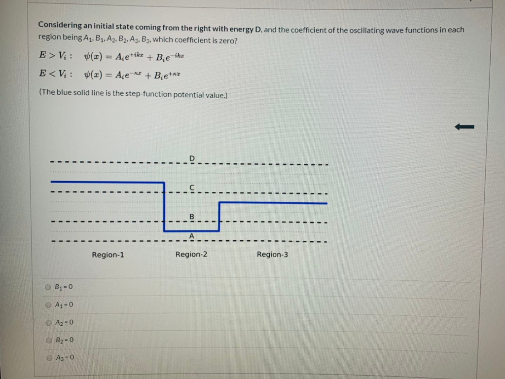 Solved Considering an initial state coming from the right | Chegg.com