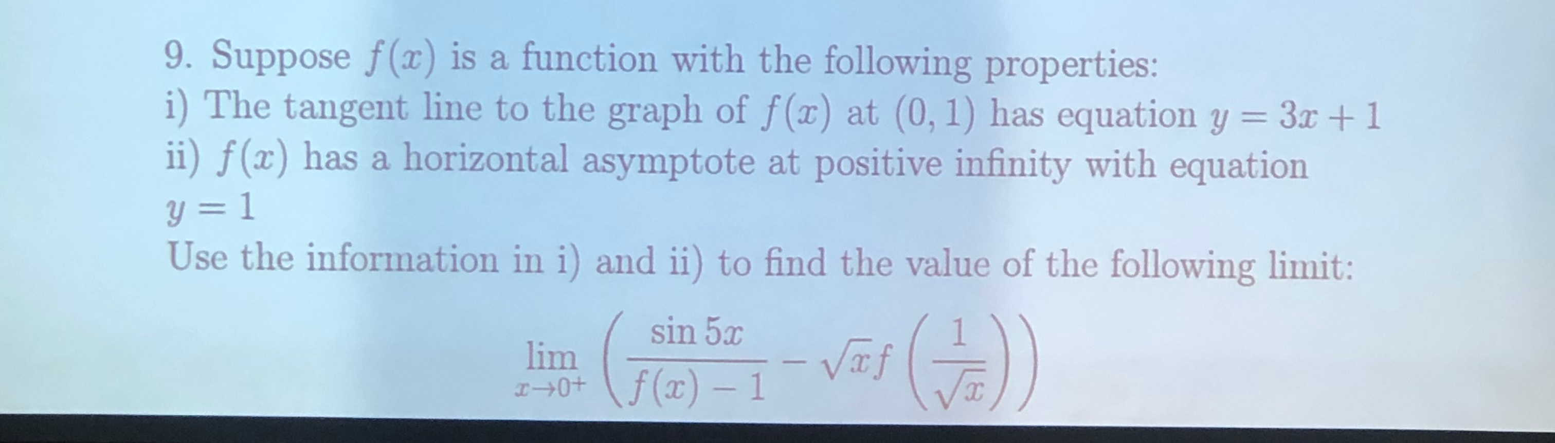 Solved 9 Suppose F Ae Is A Function With The Following P Chegg Com