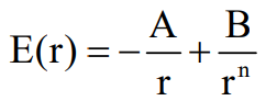 Consider a hypothetical X+–Y– ion pair for which the | Chegg.com