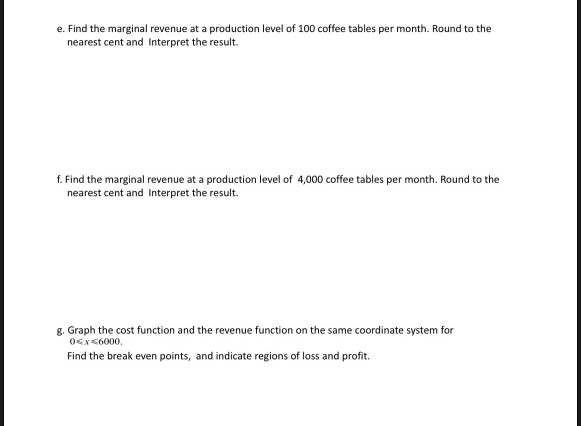 Solved 2. Example Marginal Revenue and Marginal Profit The | Chegg.com