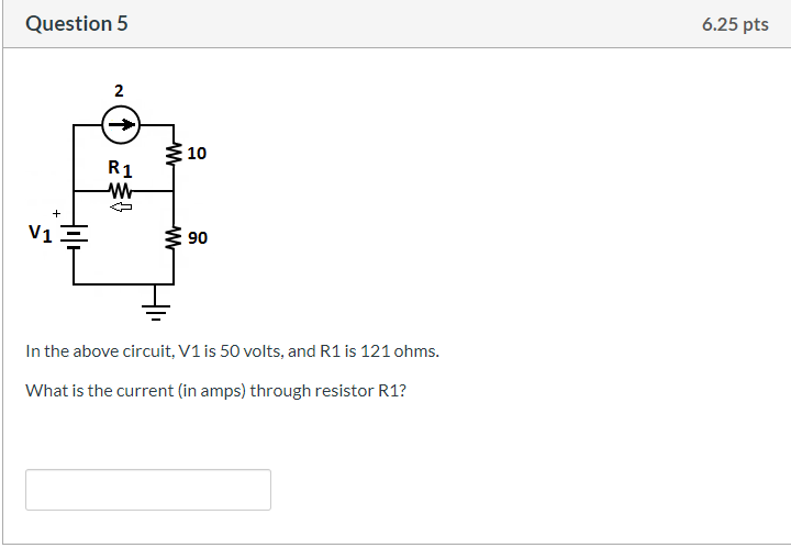 Solved Question 4 6.25 pts V2 Vi A 4 8 V 6 In the above | Chegg.com