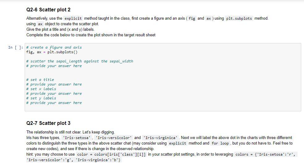 Python Please answer the following according to the | Chegg.com