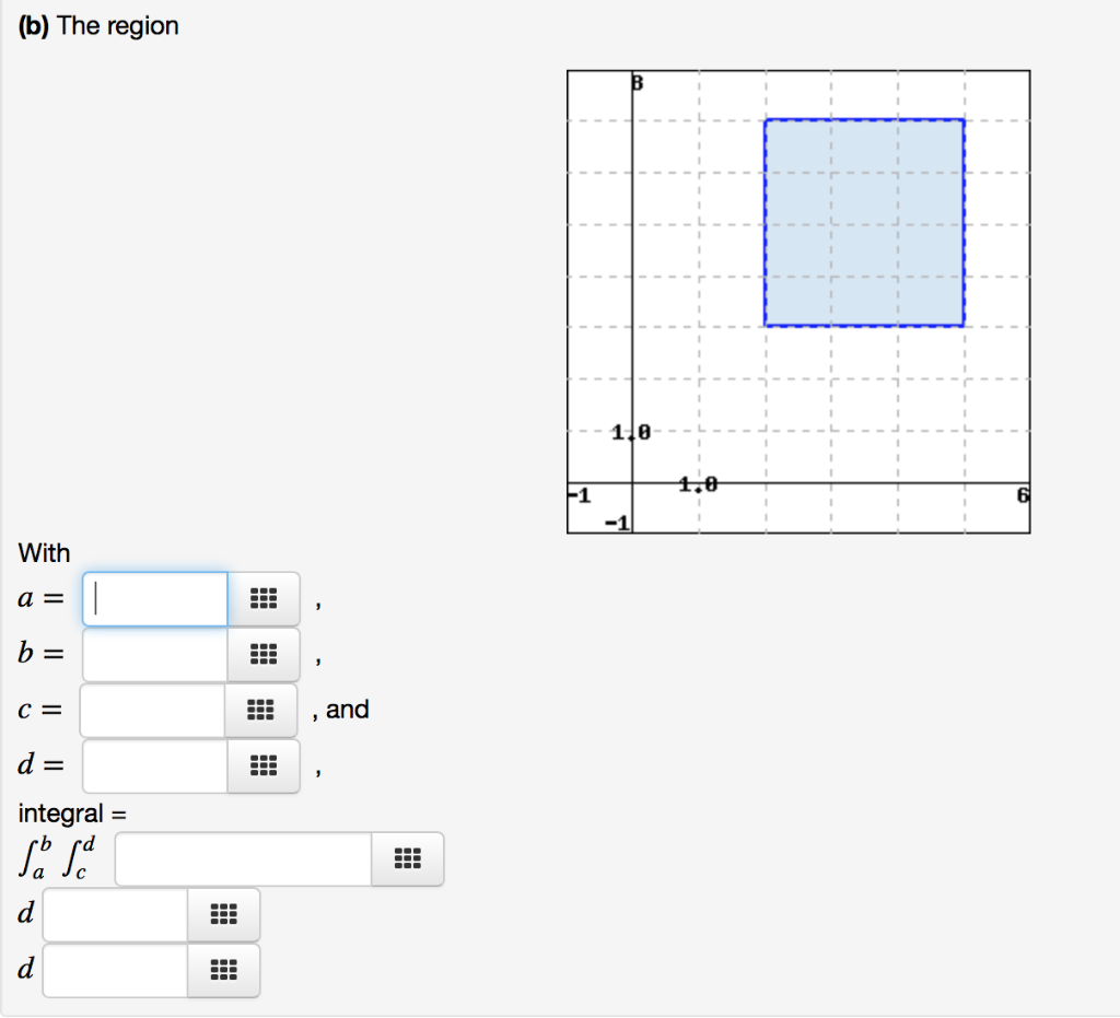 Solved (1 point) For each of the following, set up the | Chegg.com