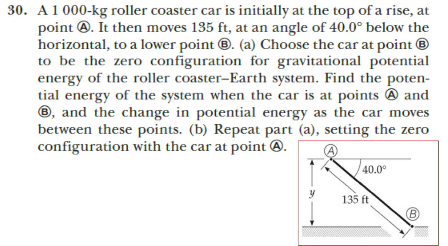 Solved 0. A 1000 kg roller coaster car is initially at the