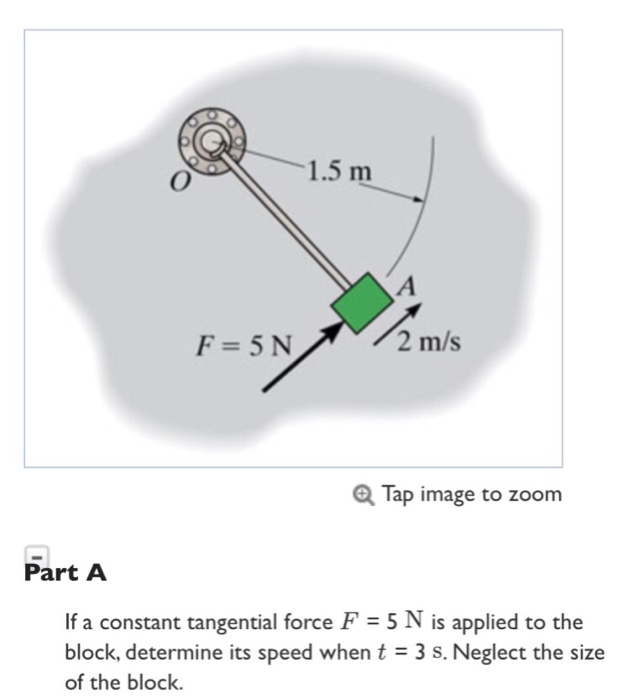 Solved 1.5 m Q Tap image to zoom Part A If a constant | Chegg.com