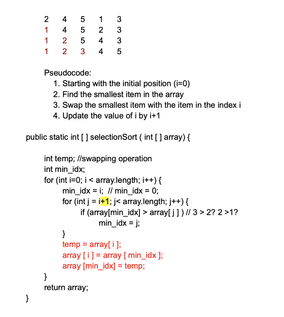 Solved Task-12A: Please provide a 1d array of size 10 filled | Chegg.com